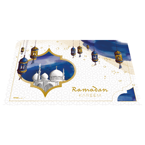 ZTRA5 Tischset Ramadan Oriental 42x30 cm, 90 g/m2