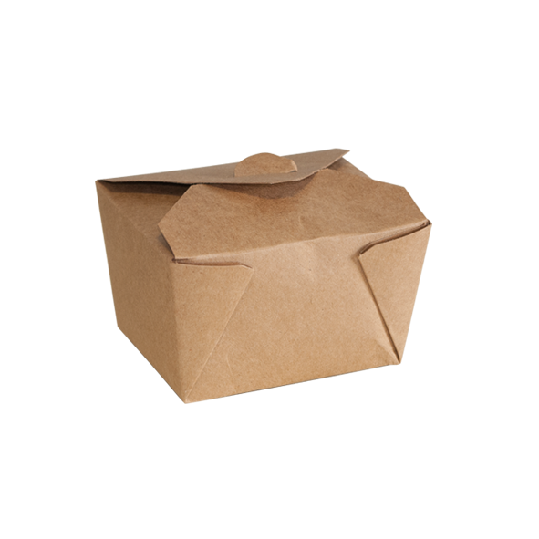 PFB1 Foodbox aus Pappe, Bodenmaß: 11x9 cm, Höhe 6,3 cm (750ml)