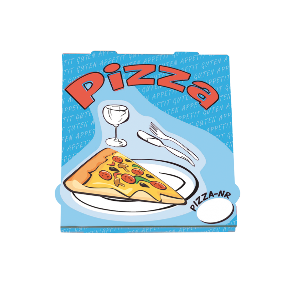 Pizzakarton Francia 22x22x4 cm