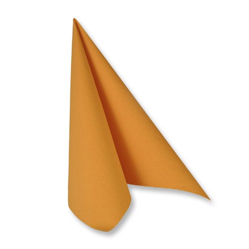 ZS49 Zelltuchservietten 33x33 cm, 3-lagig, 1/4 Falz, orange
